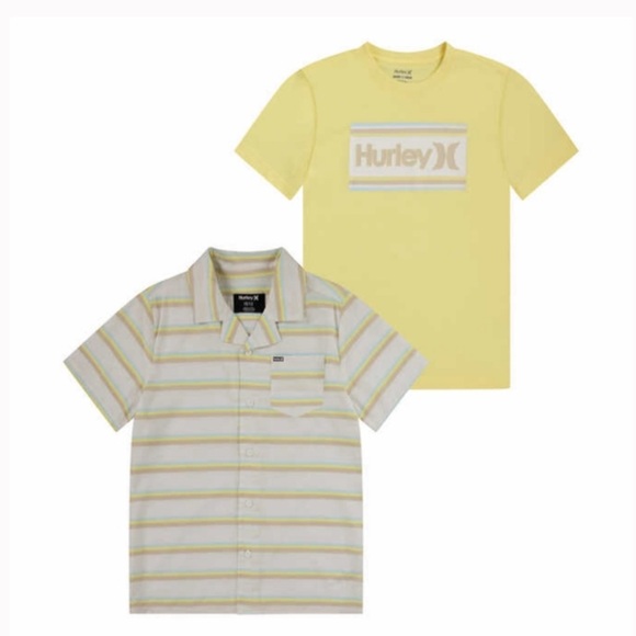 NWT Boys Hurley 2 Piece Shirt Set - Picture 3 of 5